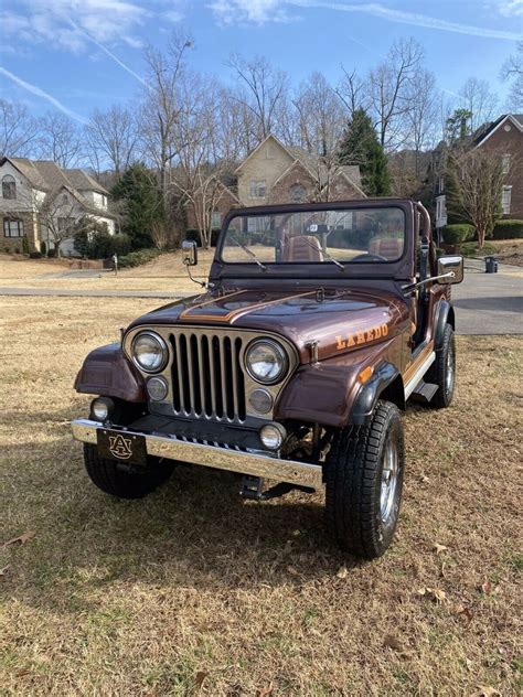 1984 Jeep Cj7 Suv Brown 4wd Manual Cj7 Classic Jeep Cj7 1984 For Sale