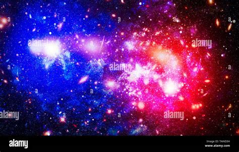 Galaxy Background With Nebula Stardust And Bright Shining Stars Elements Of This Image