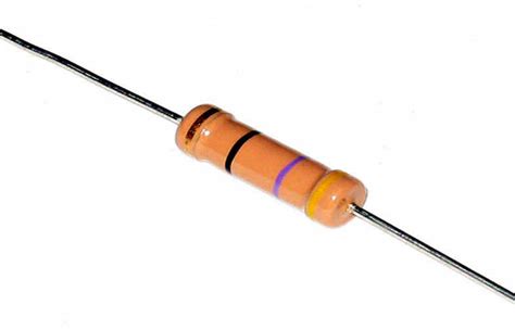 Amarillee 10 el resistor de película de carbono del ohmio 1W 5 para