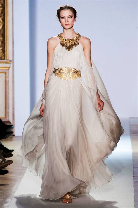 Zuhair Murad Spring 2013 Couture Fashion Show Greek Goddess Dress