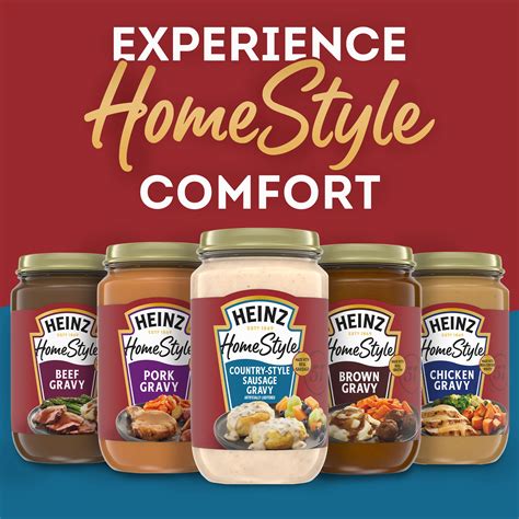 Heinz Homestyle Country Style Sausage Gravy 12 Oz Jar