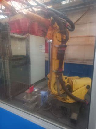 Robot Welding Cell 1 Comprising Fanuc Robot R-2000uB 165F Welding Robot Fanuc System R-30iA ...