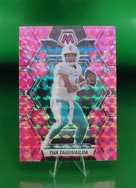 Tua Tagovailoa Camo Pink 2023 Panini Mosaic Parallel 143 Miami