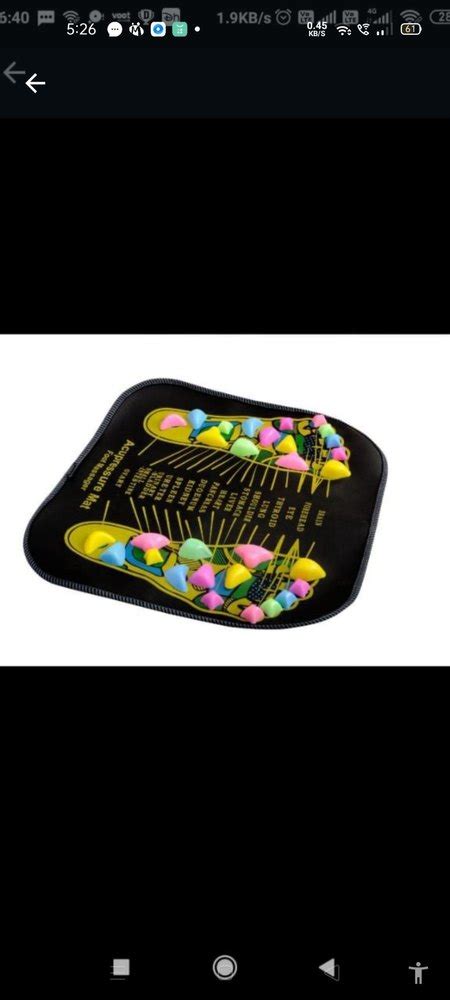 Mix Plastic Acupressure Relief Mat For Foot At Rs 120 Piece In New