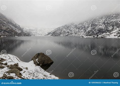 Tsomgo Changu Lake in Sikkim in Winter. it is a Sacred Natural Lake ...