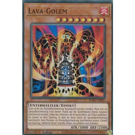 Lava Golem V Platinum Secret Rare Ra De V Platinum Secret