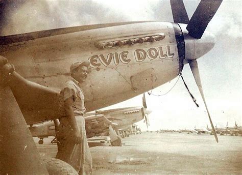 Ww2 Circa1945 P 51 Evie Doll Iwo Jima Ww2 South Pacific  Flickr