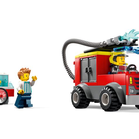 Lego City La Caserne Et Le Camion De Pompiers Maitre Des Jeux