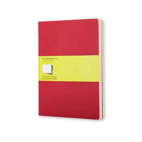 Buy Moleskine Cahier Extra Large Soft Cover Journals Plain Pack Of