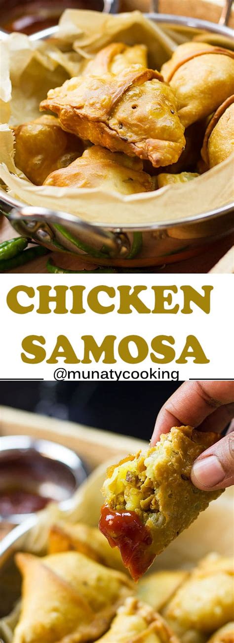 Easy Chicken Samosa Recipe - Munaty Cooking