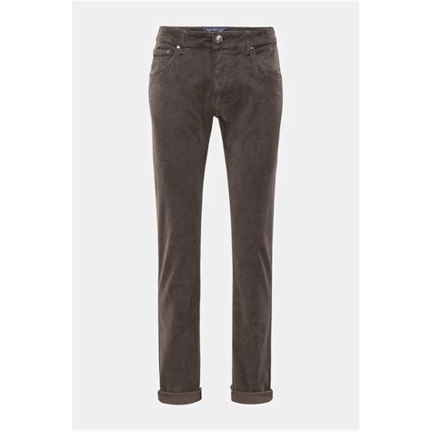 HANDPICKED Cordhose Ravello Braun BRAUN Hamburg