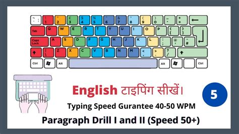 English Typing Tutorial5 Paragraph Drill 1 And 2 Typing Assignment