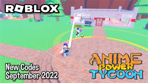 Roblox Anime Power Tycoon New Codes September 2022 YouTube