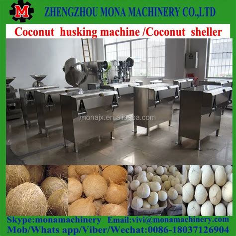 Good Quality Automatic Coconut Husk Remover Coconut Shell Removing