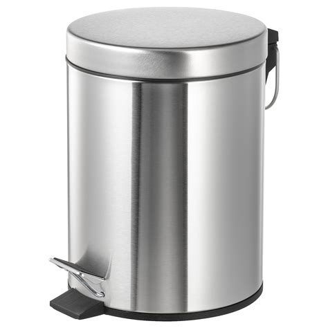 STRAPATS Pedal Bin Stainless Steel 5 L IKEA