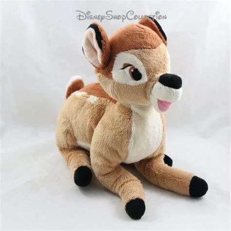 Peluche Bambi Nicotoy Disney Biche Assise Cm Disneyshopcollection