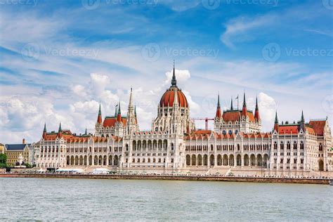 Very Beautiful And Colorful Street In Budapest The Capital Of Hungary