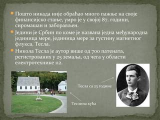 Nikola Tesla Prezentacija Ppt