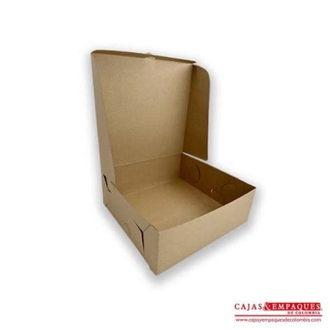 Caja Ecol Gica Plegadiza X X Cm Caf Cajas Y Empaques De Colombia