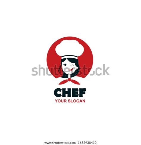 Chef Woman Design Isolated On White Stock Vector Royalty Free