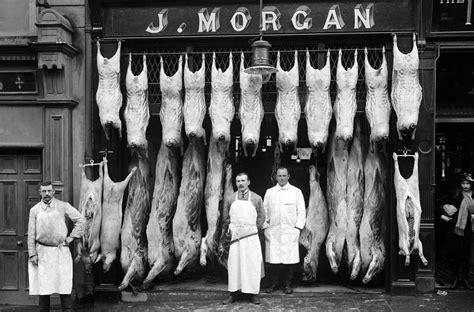 Butcher Shops Of The Past Vintage Photos Show How Butcher Shop Fronts