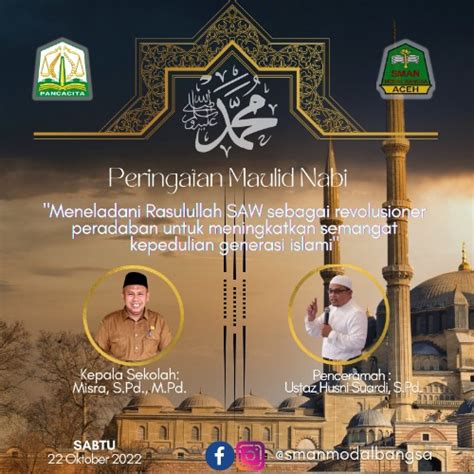 Peringatan Maulid Nabi Meneladani Rasulullah Saw Sebagai Revolusioner