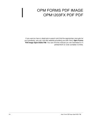 Fillable Online Opm Forms Pdf Image Opm Fx Pdf Opm Forms Pdf Image