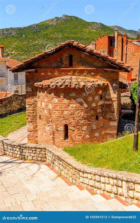 Architecture of Kastoria, West Macedonia, Greece. Stock Image - Image ...