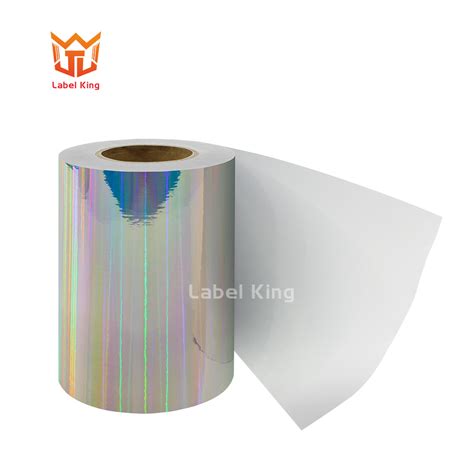 Um Plain Bopp Label Sticker Water Glue Self Adhesive Plain Bopp Film