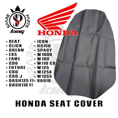 Honda Seat Cover Sarung Seat Motor Beat Icon Spacy Wave Wave Cx