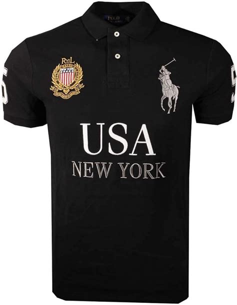 Polo Ralph Lauren Mens Spring 2020 Custom Slim Fit Mesh City Polo Shirt