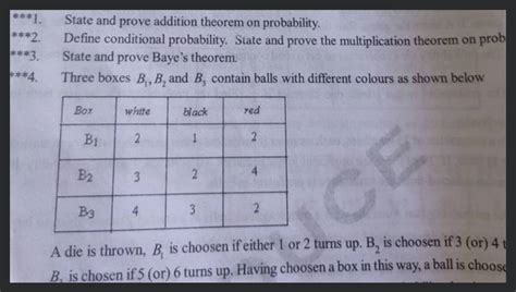 State And Prove Addition Theorem On Probability Define Condi