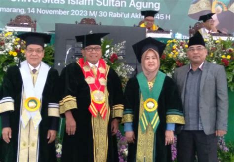 Tambah Dua Guru Besar Baru Unissula Targetkan Profesor Di