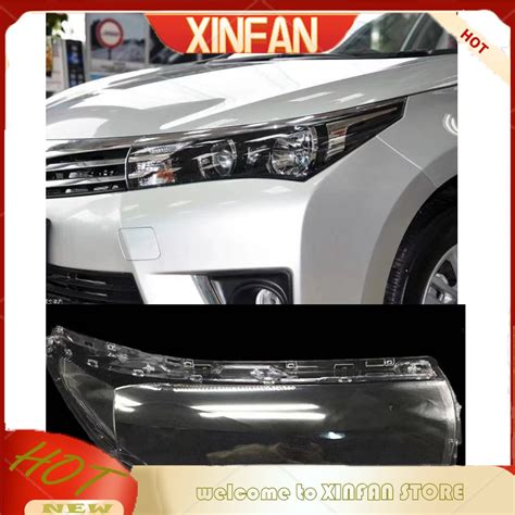 XINFAN Headlamp Lens For Toyota COROLLA Altis 2014 2015 Front Bumper