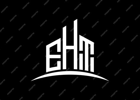 premium vector letter eht building vector monogram logo design