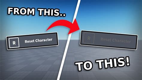 How To Disable The Reset Button In Roblox Studio Roblox Studio
