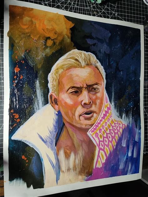 Njpw Painting #3: Kazuchika Okada : r/njpw