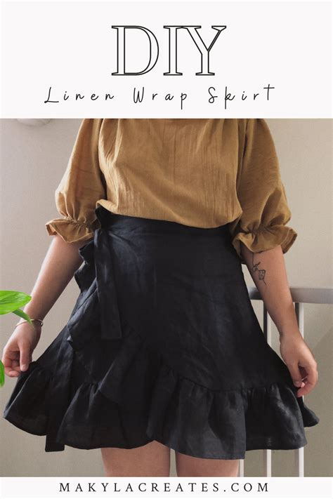 Diy Wrap Skirt Sewing Tutorial Artofit