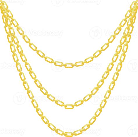 Chain Gold Necklace Png 24170448 Png