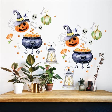 Halloween Wall Decals - Etsy