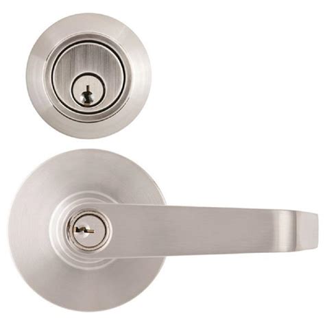 Commercial Heavy Duty Door Leverdeadbolt Set Entry Keyed Function Ul Fire Rated 3h Ansi 2