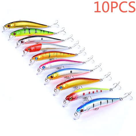 Pz Jerkbait Minnow Crankbaits Esche Da Pesca Set Wobblers Per Luccio