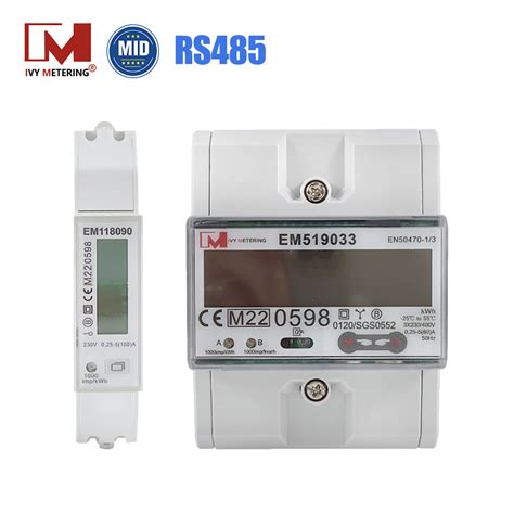 Ptb MID Eichrecht AC DC Energy Meter For German Mess EV Regulation