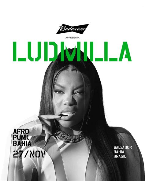 AFROPUNK Bahia anuncia LUDMILLA em primeira edição UPdatePOP