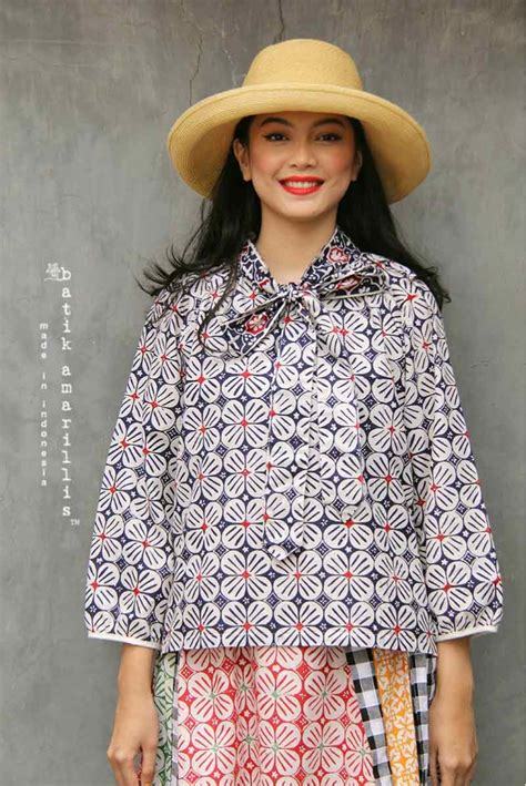 Batik Amarillis S Romancia Blouse Po Batik Amarillis