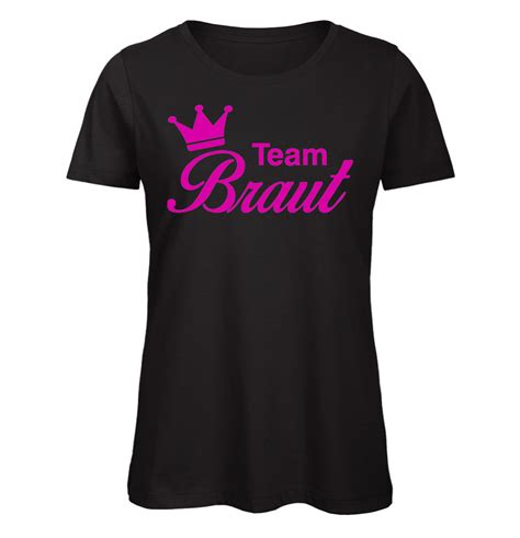 Team Braut JGA T Shirt Zum Junggesellinnenabschied