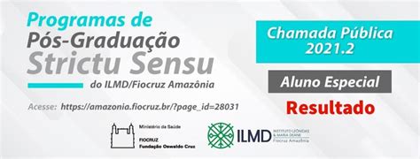 Fiocruz Amazônia divulga candidatos selecionados para disciplinas do