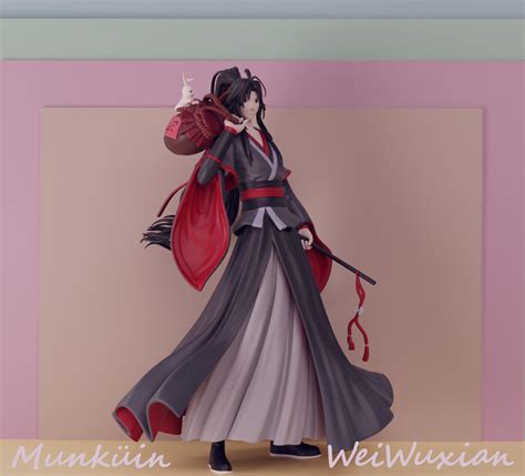 Wei Wuxian Fan Art 3D model 3D printable | CGTrader