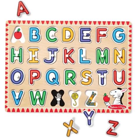 See Inside Alphabet Peg Puzzle Toys Co Melissa Doug