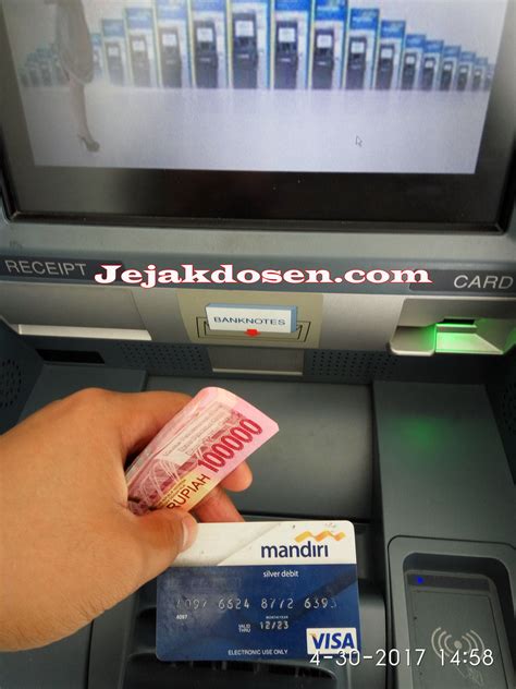 Bagaimana Cara Setor Tunai Di Atm Bank Mandiri